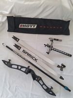 Recurve Riser, Limbs, Sight, Long Rod. Right hand. Hoyt, Samick, Decut.