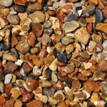 Decorative Golden Gravel Coloured Chippings Stones Pebbles Cobble Shingles