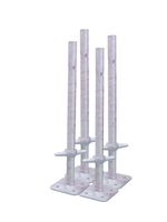 24 x New 600mm Adjustable Scaffold Base Jack Heavy Duty Screw Jacks - Best Price
