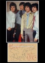 PINK FLOYD SYD BARRETT ROGER WATERS NICK MASON RICHARD WRIGHT SIGNED PRE-PRINT