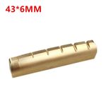 1 Piece Solid Brass Metal Electric Guitar Nut 43Mm for Gibson Les Paul LP SG Sty