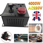 UK AC 220V 4000W Variable Voltage Regulator Speed Motor Fan Control Controller