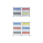 Wall Mounted Key Storage Box Locker Box with Key Tags Key Security Box for