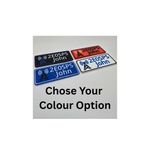 Personalised Radio Branded CALL SIGN Badge