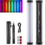 Godox TL30 Tube Light, 2700K-6500K Adjustable RGB LED Video Light Stick