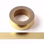 2xGold Solid Foil Washi Tape Decorative Self Adhesive Masking Tape 15mm x 10 mtr