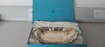 Birks Silver Plated Serving Dish Tray Scalloped Edge With Box