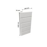 Norkbrook P-747 Exterior cornice moulding  flat panel EPS200 Marble Coated