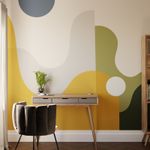 Superfresco Easy The Wave Yellow Print To Order Fixed Size Mural | Wallpaper