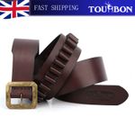 TORUBON Hunting Leather .44/.45mag Ammo Belt Pistol Bandolier Special Offer UK