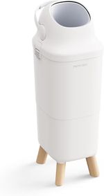 momcozy Nappy Bin with Patented Triple-Seal Odor Control,Wide Opening, Ergonomic