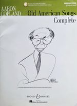 Aaron Copeland Old American Songs Complete Medium Voice Music Book O/L Audio  B4