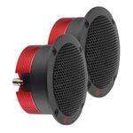 Bassface Team TW/Red 4Ohm 130w RMS Neodymium Compression Type Tweeters (Pair)