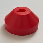 7" Vinyl Middle Large Hole Adaptor - Jukebox 45rpm Singles Record Centre RED