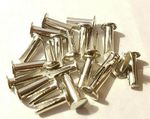 Bifurcated Rivet 10mm No 11 Split Leg Nickel Leather Craft Sizes in Description