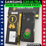 Genuine OLED For Samsung Galaxy S20 Ultra 5G SM-G988B LCD Screen Replacement-UK