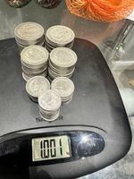 1 Kilogram 1kg Circulated Pre 1947 British .500 Silver Bullion Coins
