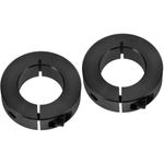 2Pcs Steel Shaft Collar Clamping Collar for Automotive Equipment Black