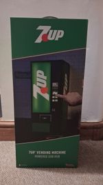 Quarter Arcades 7Up Vending Machine Mini Replica Collectible Retro Arcade Model
