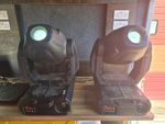 2 x Martin Mac 500 Moving Head Light Fixtures + Flightcase