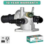 THERMOSTAT WITH HOUSING + SENSOR FOR FIAT DOBLO IDEA PANDA PUNTO 500 1.3 DIESEL