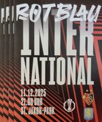 2025 FC BASEL v ASTON VILLA EUROPA LEAGUE PHASE PROGRAMME FROM SWITZERLAND