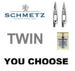 Sewing Machine TWIN Needle Schmetz FULL RANGE in stock Standard or Stretch