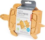 Turtle Shaped Bamboo Tofu Press – Wooden Tofu Water Drainer with Lid