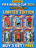 Panini Adrenalyn xl fifa World Cup 2026 Limited Edition BUY 3 GET 1 FREE