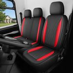 VAUXHALL VIVARO Luxury ELEGANCE PU Leather Van Seat Covers - Single + Double