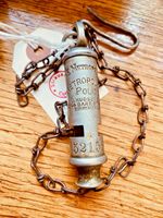 Metropolitan POLICE Numbered Whistle W Chain