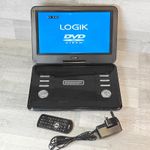 LOGIK L12SPDVD17 11.6" Portable Large-Screen DVD CD USB Player + Remote