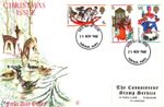 GB 1968 Christmas Xmas FDC Fareham CDS Connoisseur First Day Cover