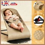 Baby Foldable Bouncer Newborn Balance Soft Infant Chair Rocking Seat