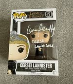 Lena Headey Signed Cersei Lannister Funko Pop Vinyl Game Of Thrones Quote
