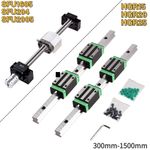 HGR20 HGR15 HGR25 LINEAR RAIL SFU1605/1204/2005 BALLSCREW ballnut housing Set