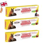 Horse Paste 3-Pack Apples Flavored 6.08 g 1.87% Horse Dewormer in uk