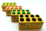 LEGO MINI 8 STORAGE BOX FOR SMALL SNACKS - 9 COLOURS FREE P&P CHECK SIZE PLEASE