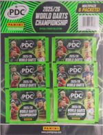 Panini PDC World Darts Championship Sticker Collection 2025/26 Multipack 6 packs