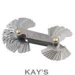 SCREW PITCH THREAD GAUGE METRIC & WHITWORTH BSW NUTS & BOLTS 51 MEASURING BLADES