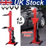 4500kg Hydraulic Auto Coil Strut Spring Compressor 4.5 Ton Adjustable Height red