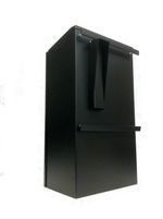 Secure steel Gate and Railings Postbox, Rear Collection, Manufactured by seller