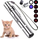 7 in 1 Multi UV Laser Pointer Pen Cat Dog Pet Play Toy Beam USB Rechargeable