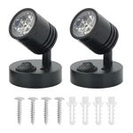 2 x 12v LED Touch Dimmable USB Spot Reading Light Campervan Caravan Boat