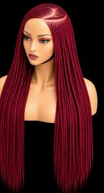Adufe Beautiful Ghana Weaving Braided Wig For Black Women