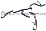 Ford S-Max 2.2 TDCi (2011-2014) - Silencer Delete Exhaust System Dual 3"