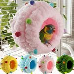 Cozy Hut Hanging Bird Cage Bed Nest Parrot Budgies Hamster Easy To Install UK
