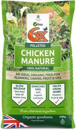 6X strength Pelleted Chicken Manure 20KG Bag Organic Fertiliser 