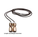 100% Leather Skipping Rope for MMA, Boxing, Fitness Jump Training & Exercise