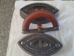 Vintage Taylor Forbes Guelph Canada Flat Iron Number 1 & 3 with Removable Handle